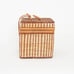 Large Natural Wicker Picnic Basket, Outdoor, Rustic Charm, Romantic Road Trip Ba