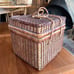 Large Natural Wicker Picnic Basket, Outdoor, Rustic Charm, Romantic Road Trip Ba