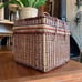 Large Natural Wicker Picnic Basket, Outdoor, Rustic Charm, Romantic Road Trip Ba