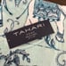 TAHARI Home Beach Towel Teal Blue Elephant Print 40” x 70” New!