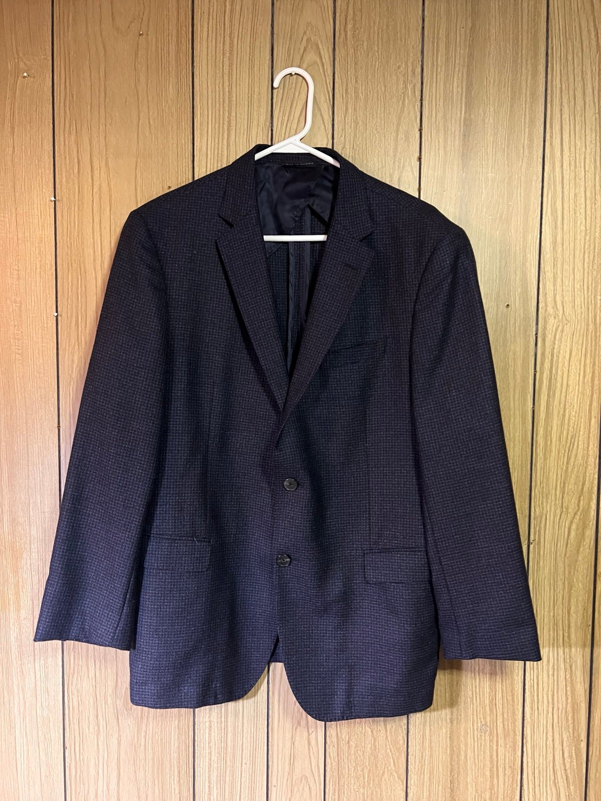 Hugo Boss 2 Button Nobis4 Super 100 Blazer Jacket Navy (73616) Men’s Size 44R