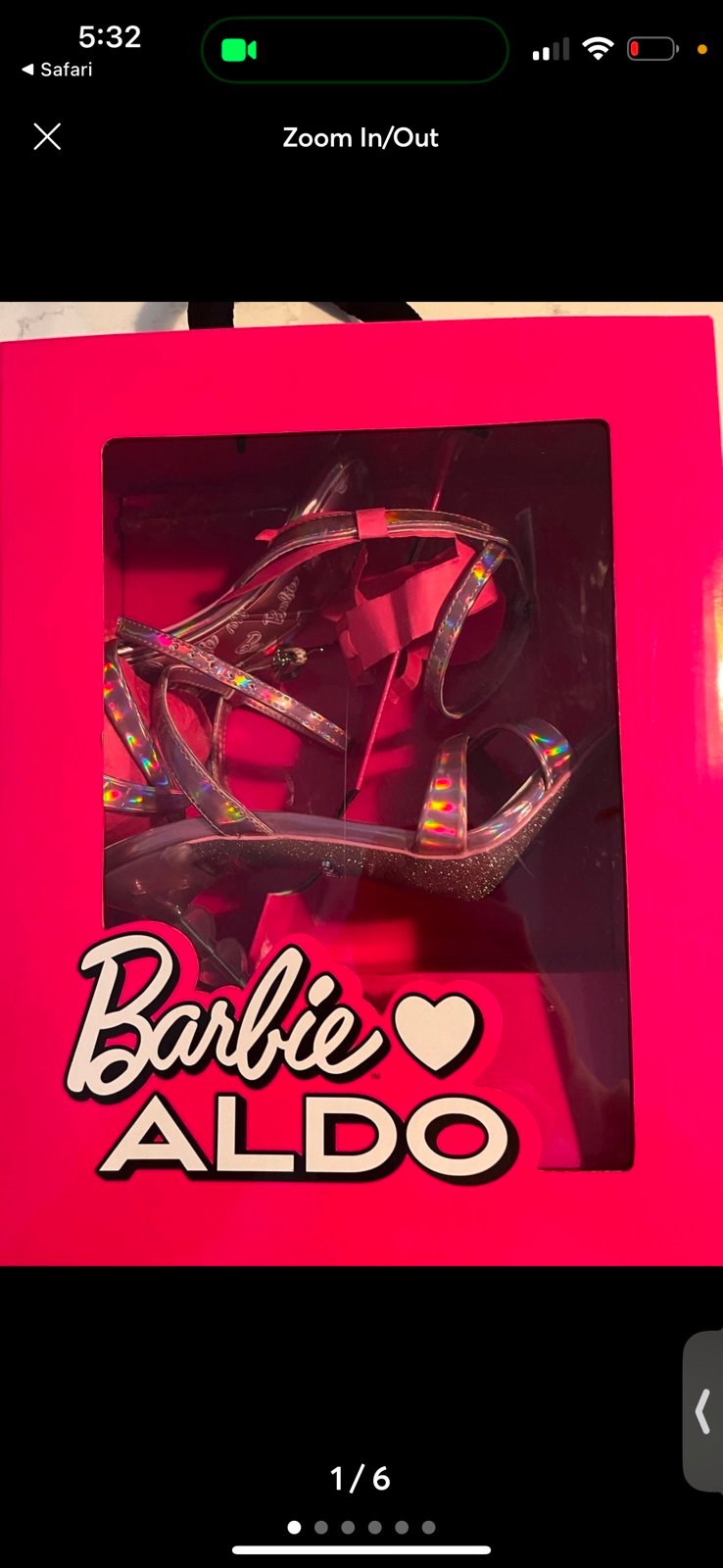 Barbie x aldo heels