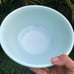 Vintage PYREX 403 PRIMARY GREEN 2.5 QT. MIXING NESTING BOWL OVENWARE Made in USA