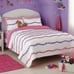 Circo wave ruffle pink purple quilt set