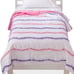 Circo wave ruffle pink purple quilt set