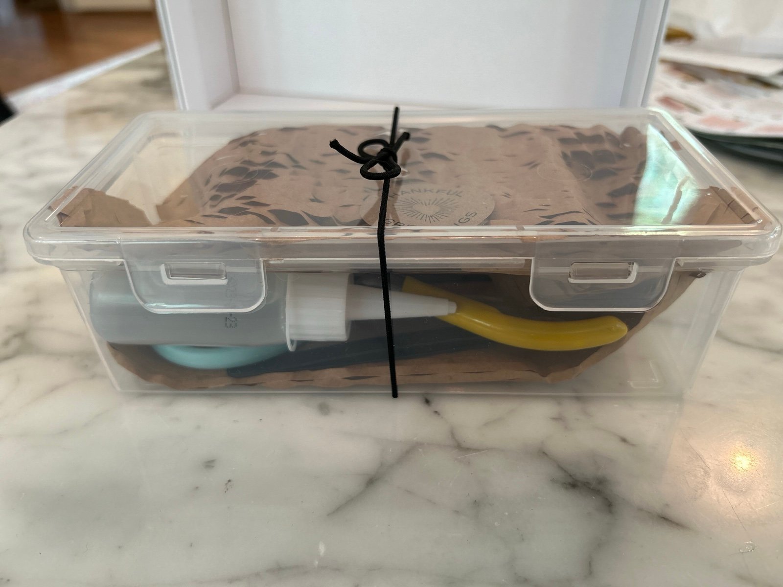 DIY Mini House Supplies Kit and Storage Box