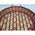 VTG Wire Basket Woven Bead Thread Acrylic Beads Bottom Breads Fruits Basket