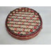VTG Wire Basket Woven Bead Thread Acrylic Beads Bottom Breads Fruits Basket