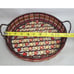 VTG Wire Basket Woven Bead Thread Acrylic Beads Bottom Breads Fruits Basket