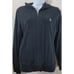 Polo By Ralph Lauren Black Full Zipper Hoodie Jacket Medium Lightweight Soft