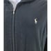 Polo By Ralph Lauren Black Full Zipper Hoodie Jacket Medium Lightweight Soft