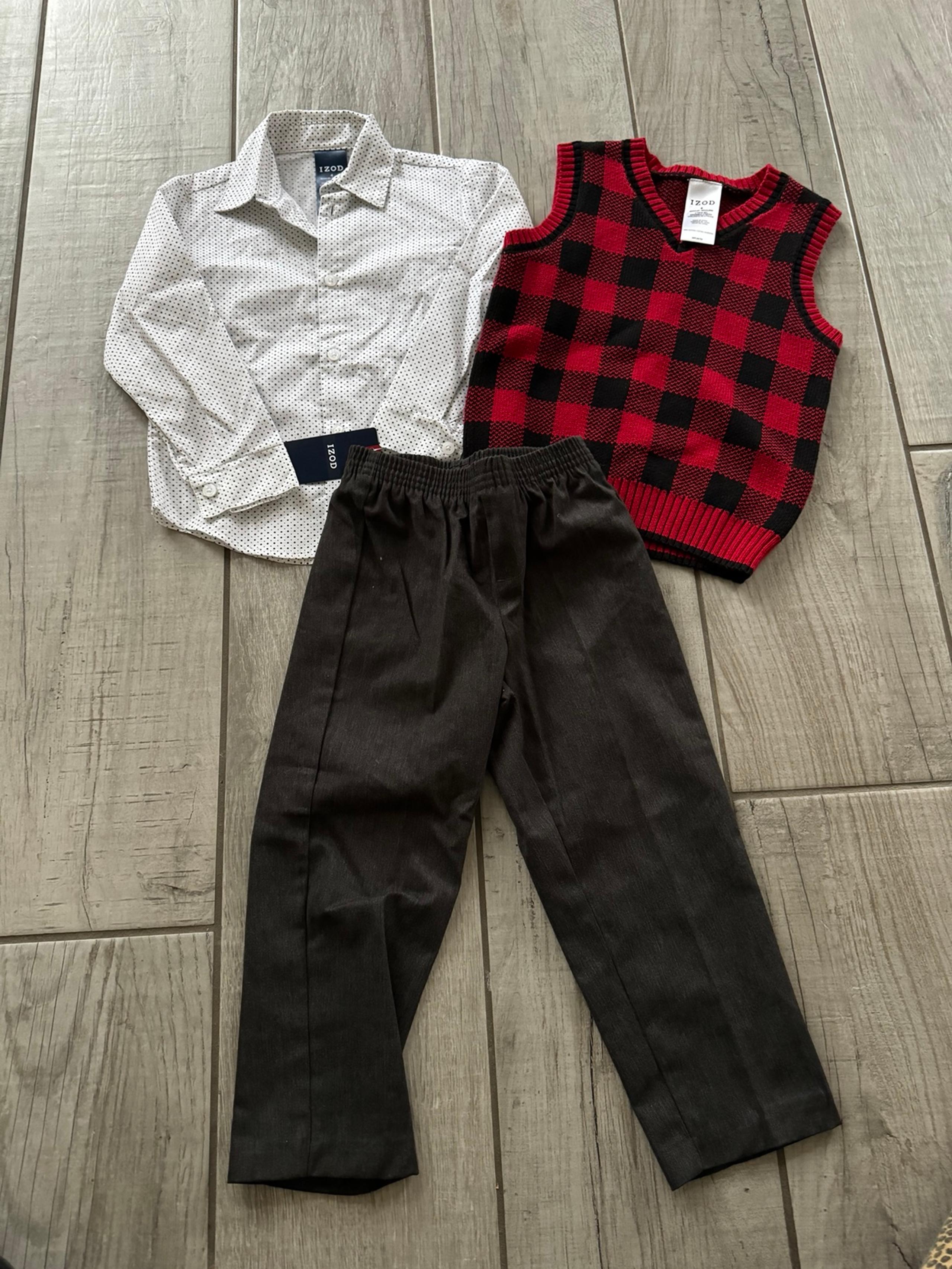 Boys 3 piece dress up izod 4 yo