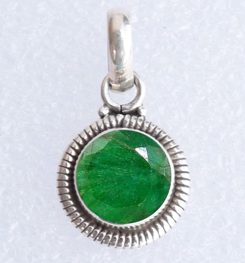 Natural Emerald Pendant