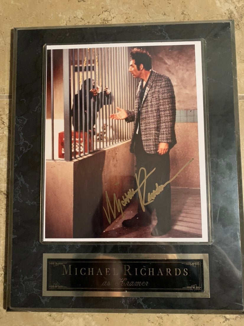 Seinfeld Michael Richards autograph