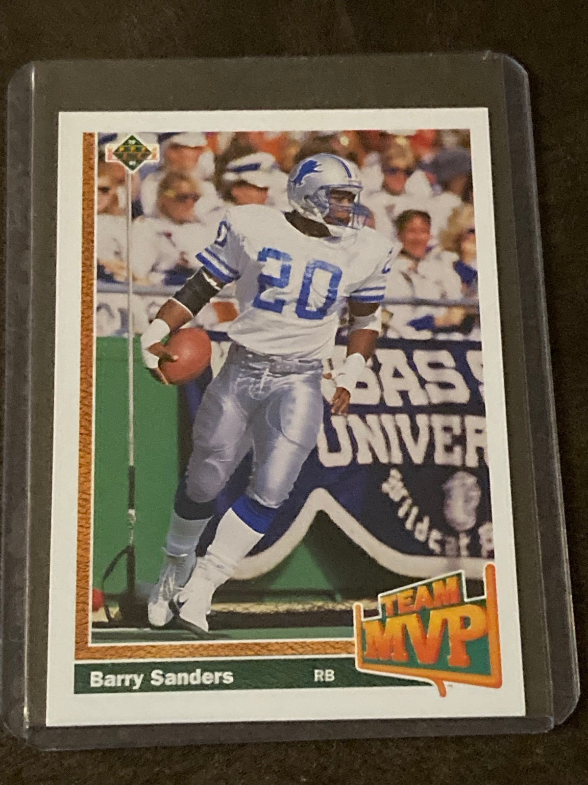 3 Barry Sanders Rookie NFL Football Cards - “Detroit Lions”