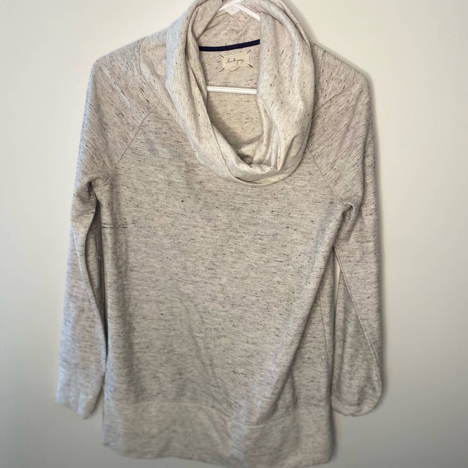 Lou & Grey grey cowl neck sweatshirt