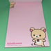 Vintage 2012 San-X pink Rilakkuma letter pad kawaii stationery