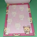 Vintage 2012 San-X pink Rilakkuma letter pad kawaii stationery