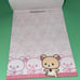 Vintage 2012 San-X pink Rilakkuma letter pad kawaii stationery
