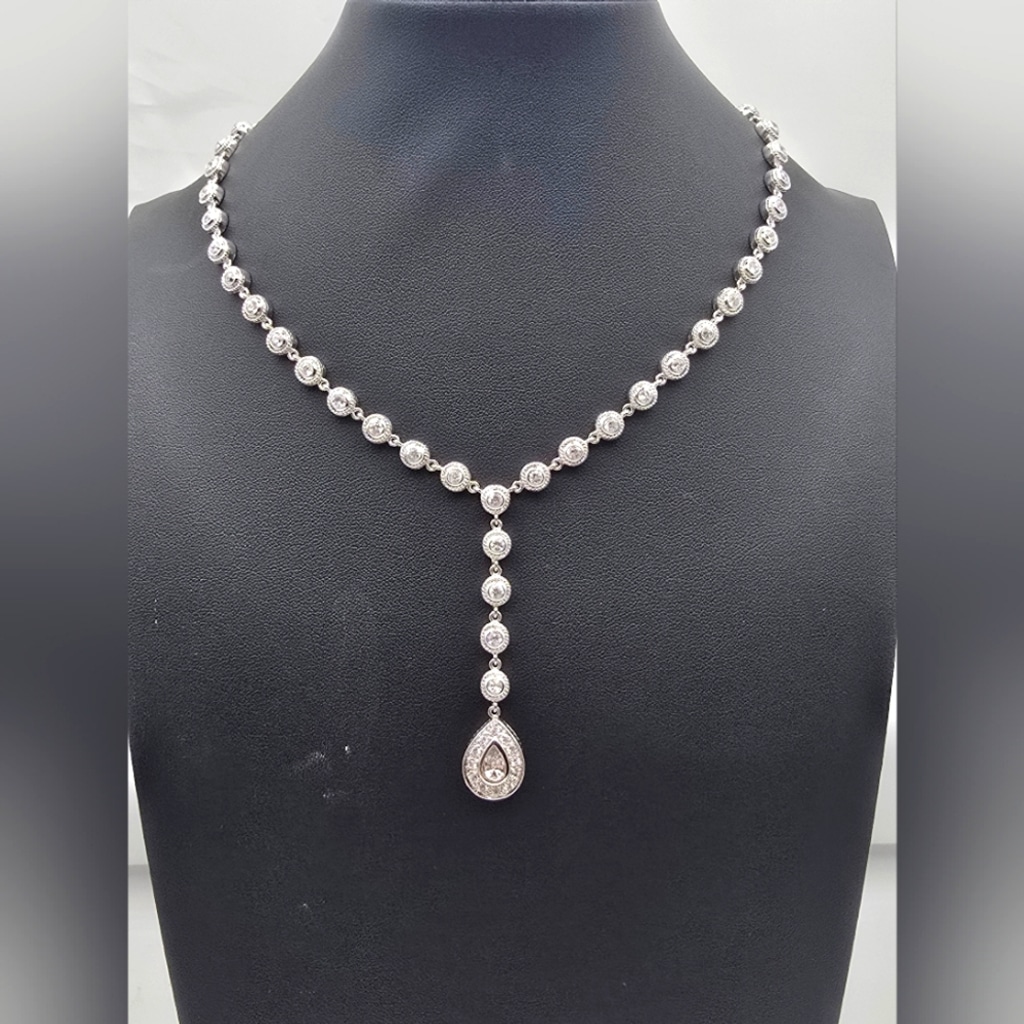 Sterling Silver CZ Nacklace