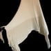 Bon Voyage Cream Knit Fringe Shawl Wrap Lightweight Elegant Women's Accessory