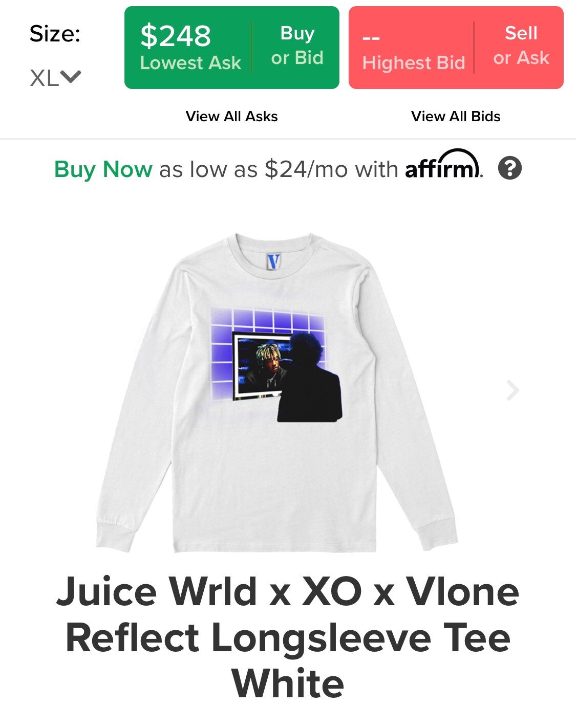 juice wrld VLONE