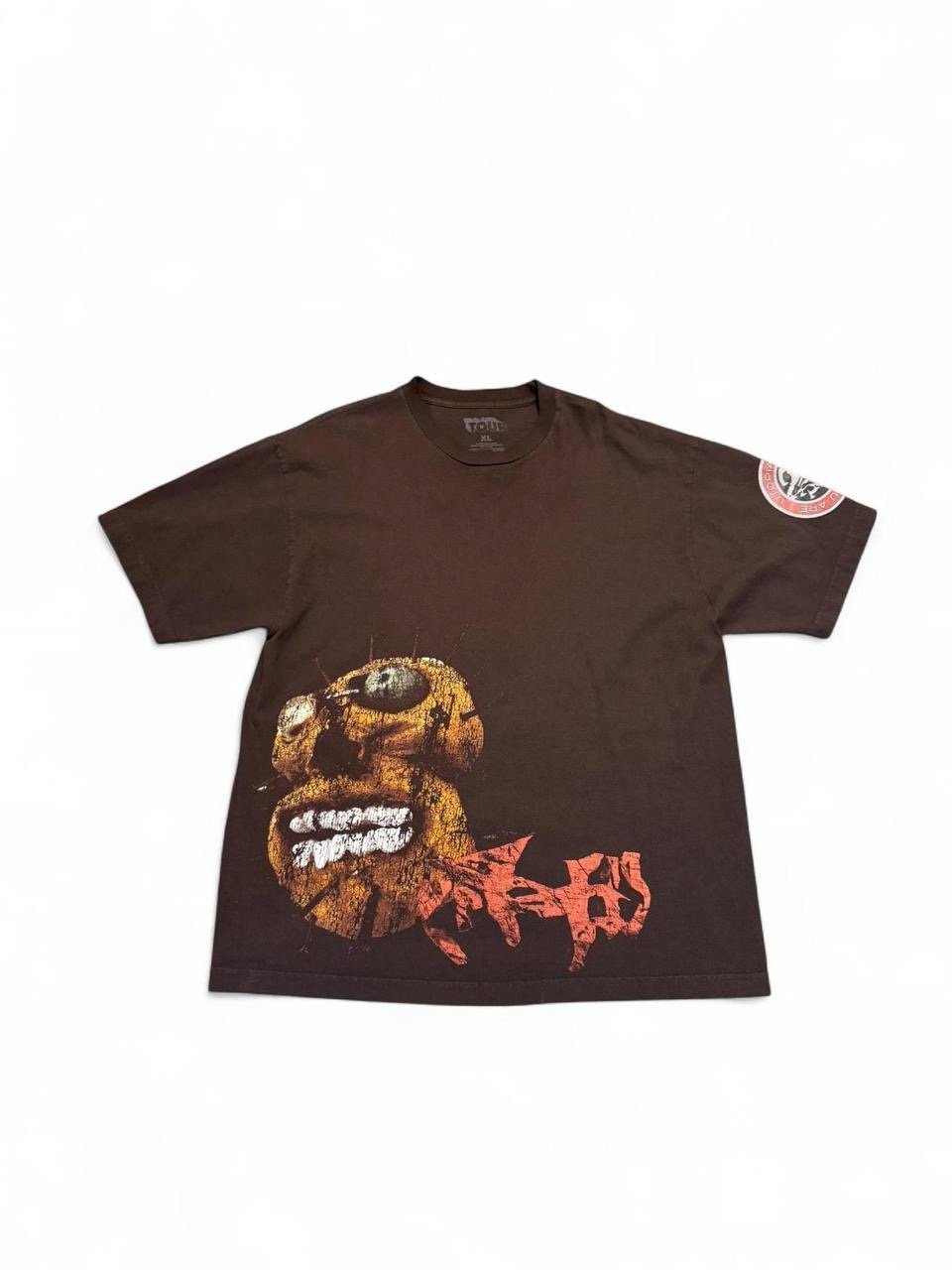 Travis Scott Utopia Live on Tour VIP tee double sided brown size XL mens