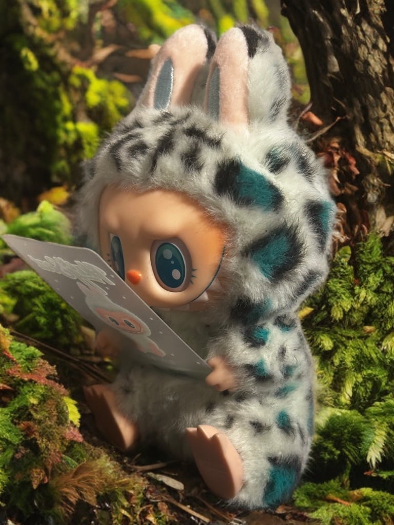 Custom leopard labubu authentic ON HOLD FOR BECCA SMITH