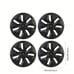 Tesla Model Y Matte Black 19 Inch Hubcaps