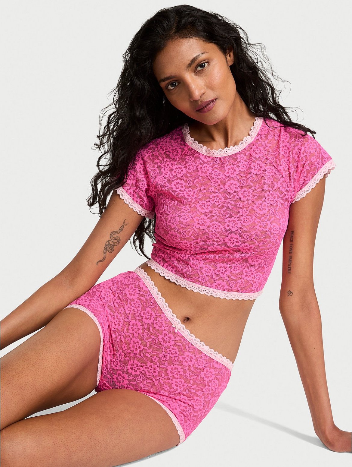 Victoria’s Secret Tease Lacie Tee & Shorts Set *Pink*