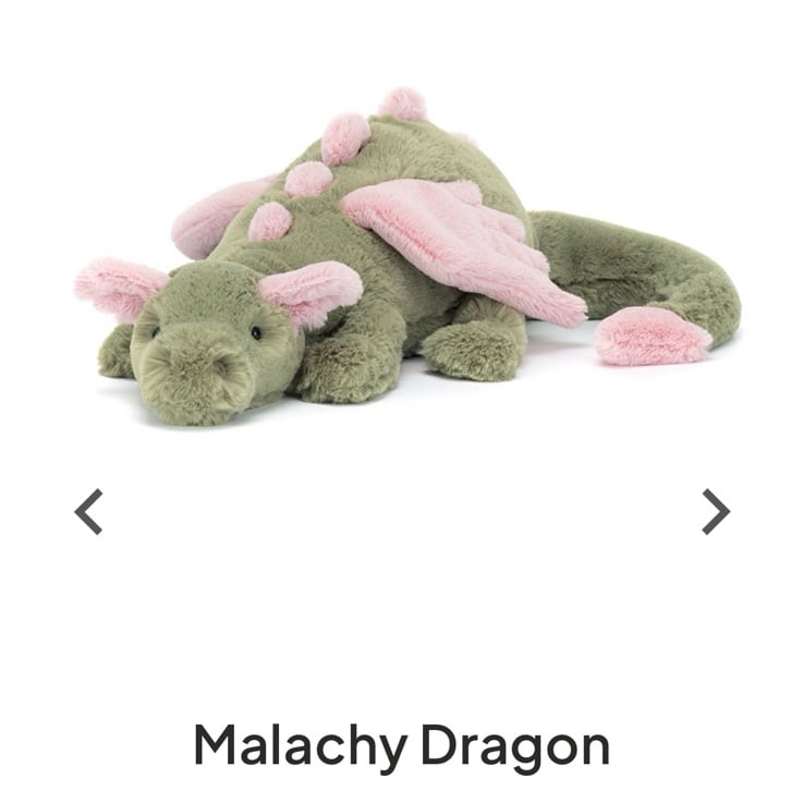 Jellycat Malachy Dragon NWT
