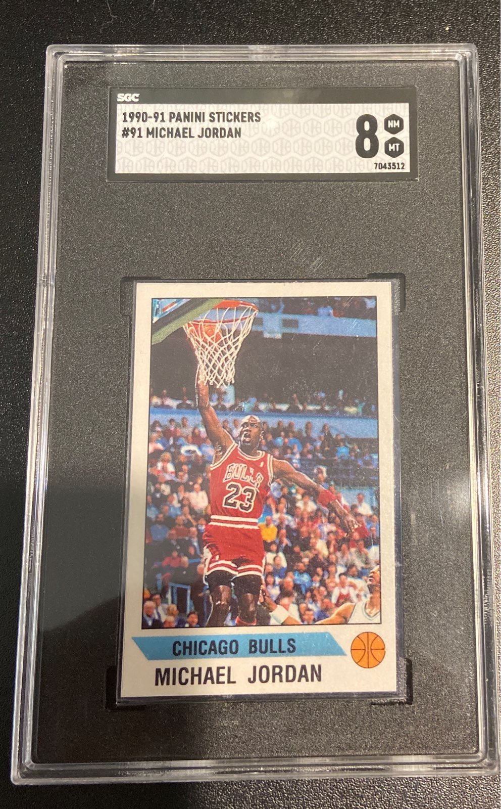 1990 Michael Jordan Panini sticker