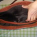 Vintage Brown Leather Briefcase