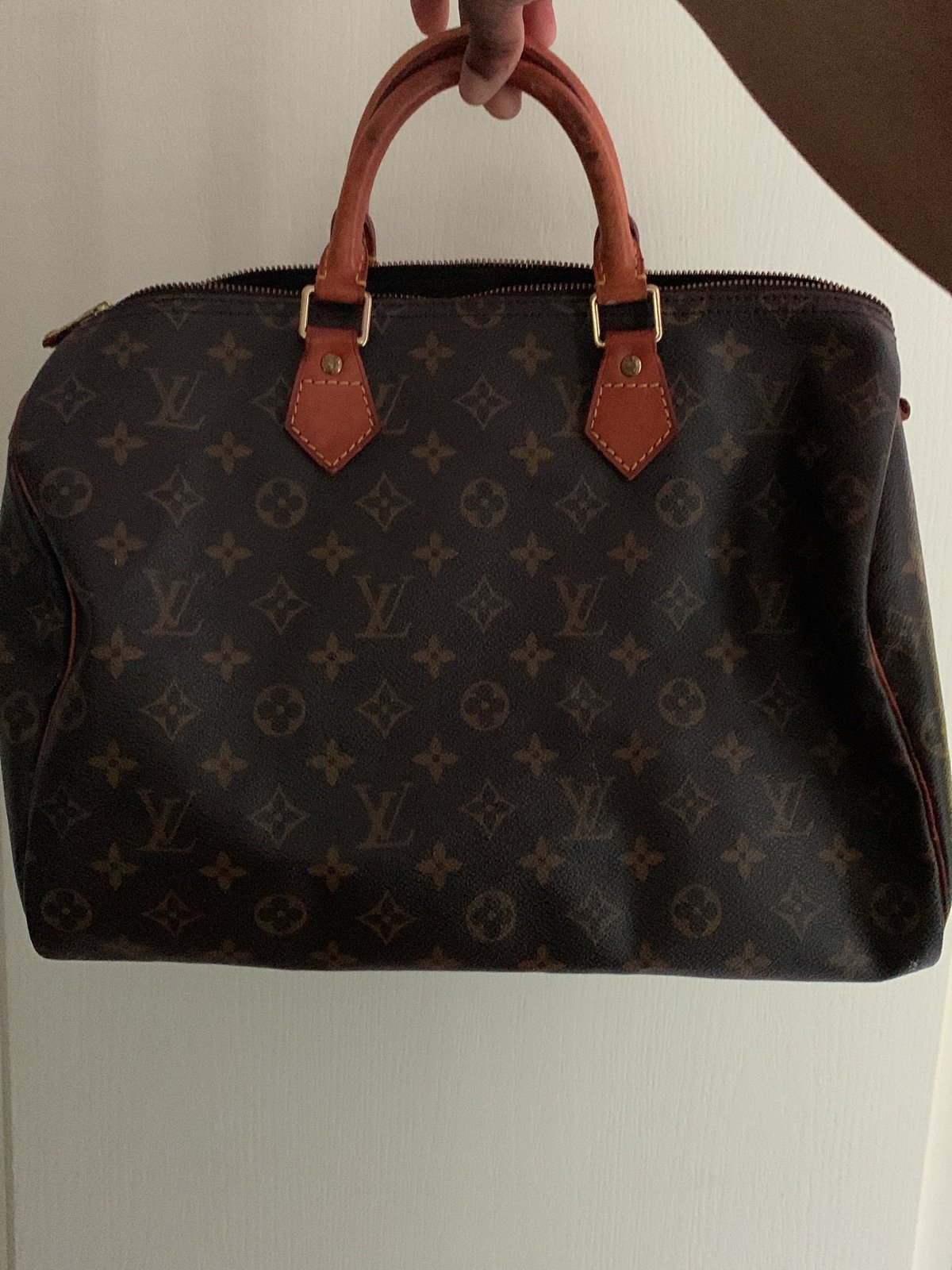 Louis Vuitton Vintage Monogram Canvas Speedy 30 Satchel