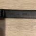 COACH BLACK SMOOTH LEATHER 3 METAL GROMMETS DOG PET COLLAR SMALL AND LARGE LEASH