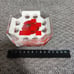 Glass Puzzle Stacked Red