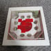 Glass Puzzle Stacked Red