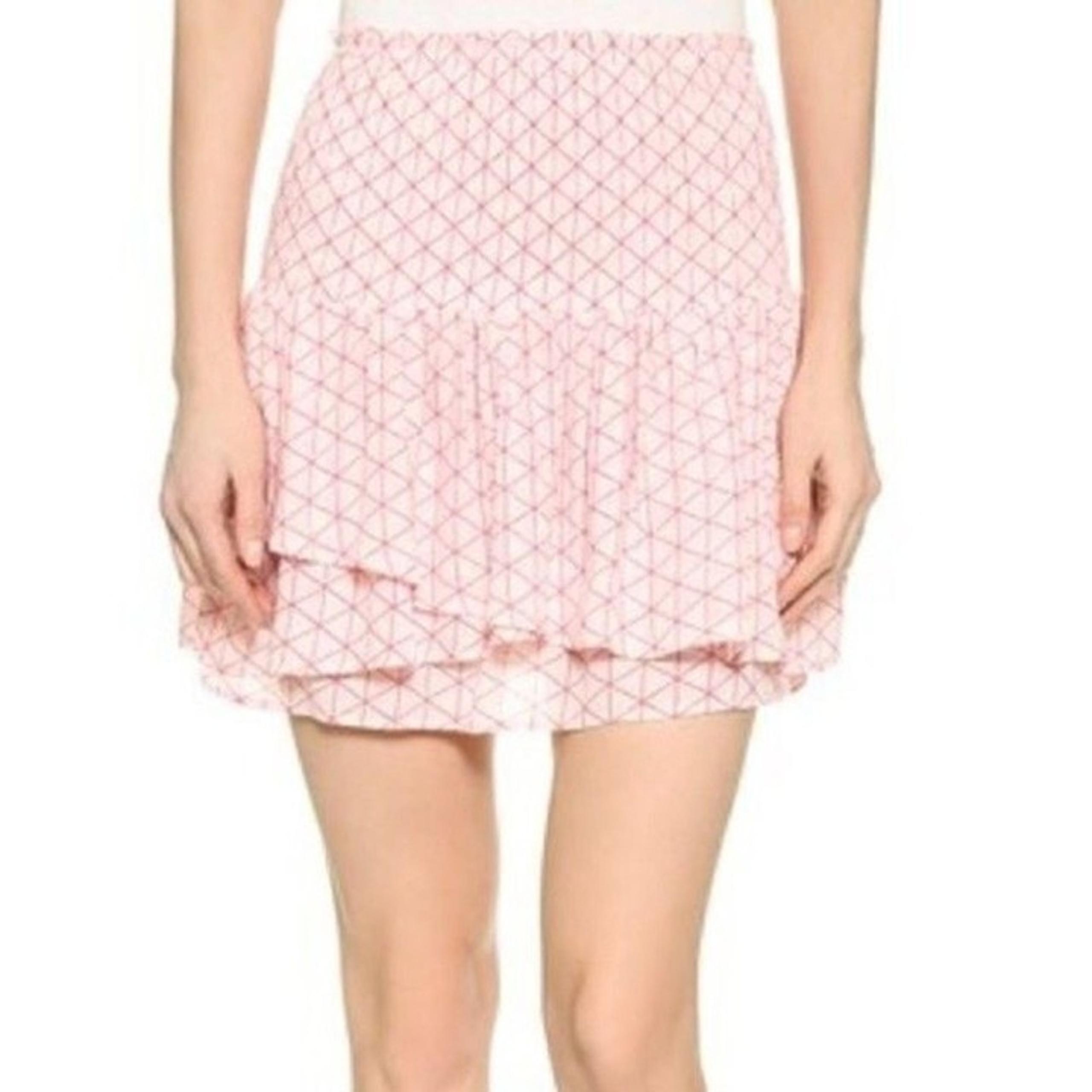 NWT BB Dakota Pink Ruffled Mini Skirt