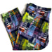 49x30 Loudmouth Men’s 49 Golf Pants Colorful Crazy Print Elastic Waist Blue