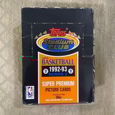 1992-93 Topps Stadium Club Basketball Series 2 Box possible Jordan Beam Team