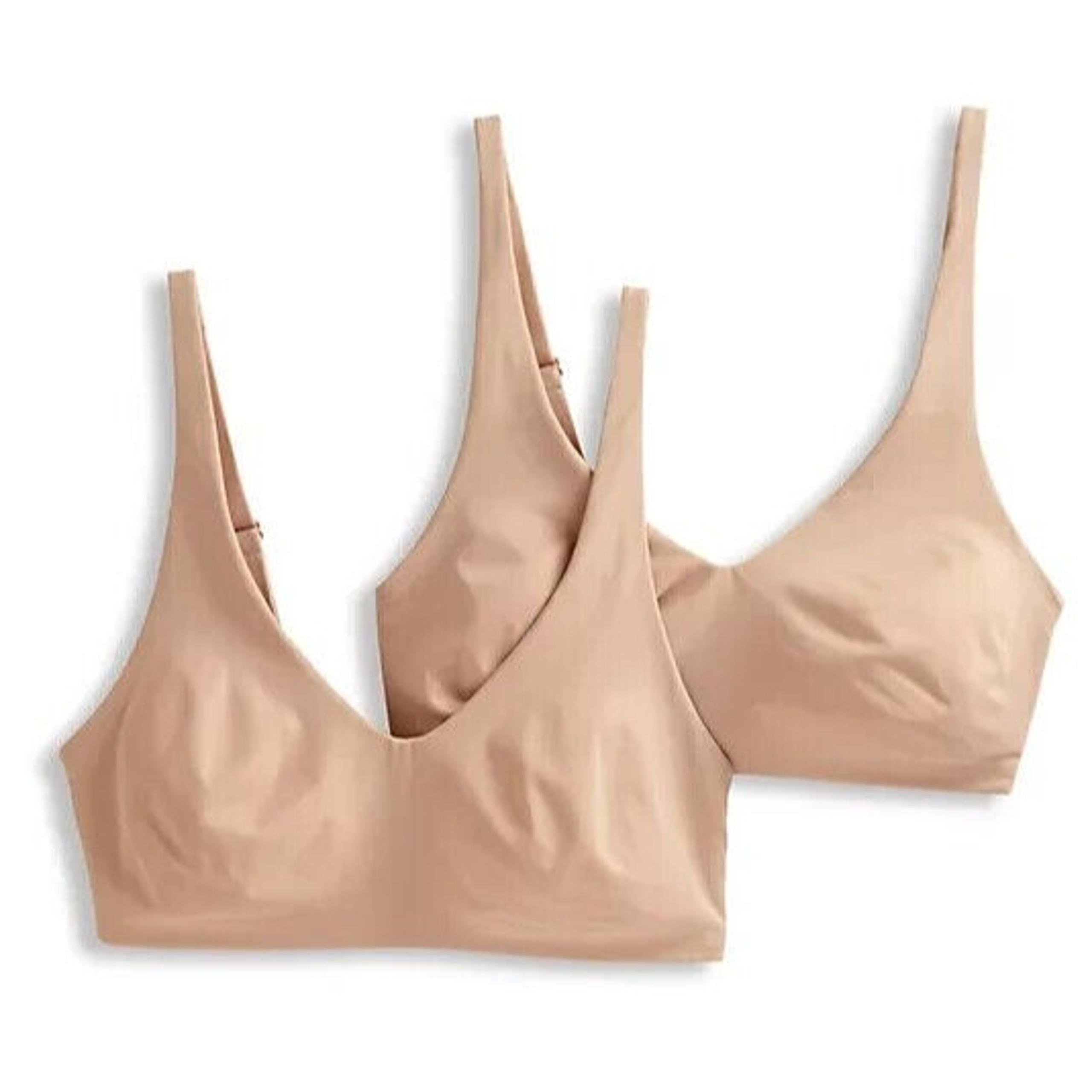 Jockey Smooth & Sleek Wirefree Unlined Bra - Set of 2 Light/Light, 36 C