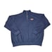 Vintage Adidas Navy 1/4 Zip Pullover Mock Neck Sweatshirt Size XL Men's T30