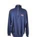 Vintage Adidas Navy 1/4 Zip Pullover Mock Neck Sweatshirt Size XL Men's T30