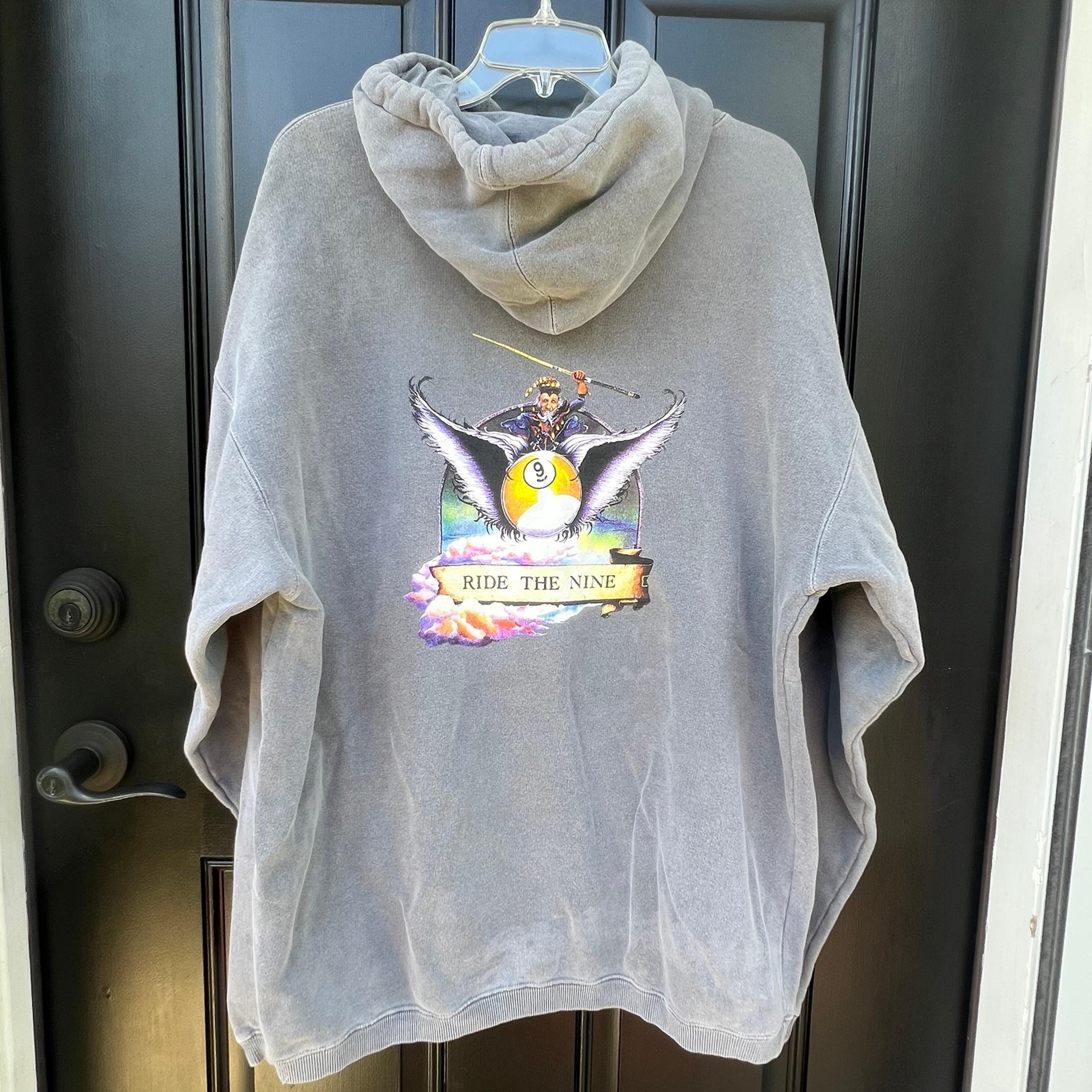 Vintage 1990s Authentic Pigment Ride The Nine Hoodie Gray Men’s XL Streetwear
