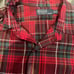 Mens polo plaid button up