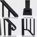 Forged iron handrail, microphone, staircase track