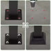 Forged iron handrail, microphone, staircase track