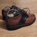 Vintage L.L. Bean Vibram Mens Brown Leather Protective Toe Work Shoes Size 9.5 W