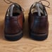 Vintage L.L. Bean Vibram Mens Brown Leather Protective Toe Work Shoes Size 9.5 W