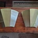 Brass wall sconces